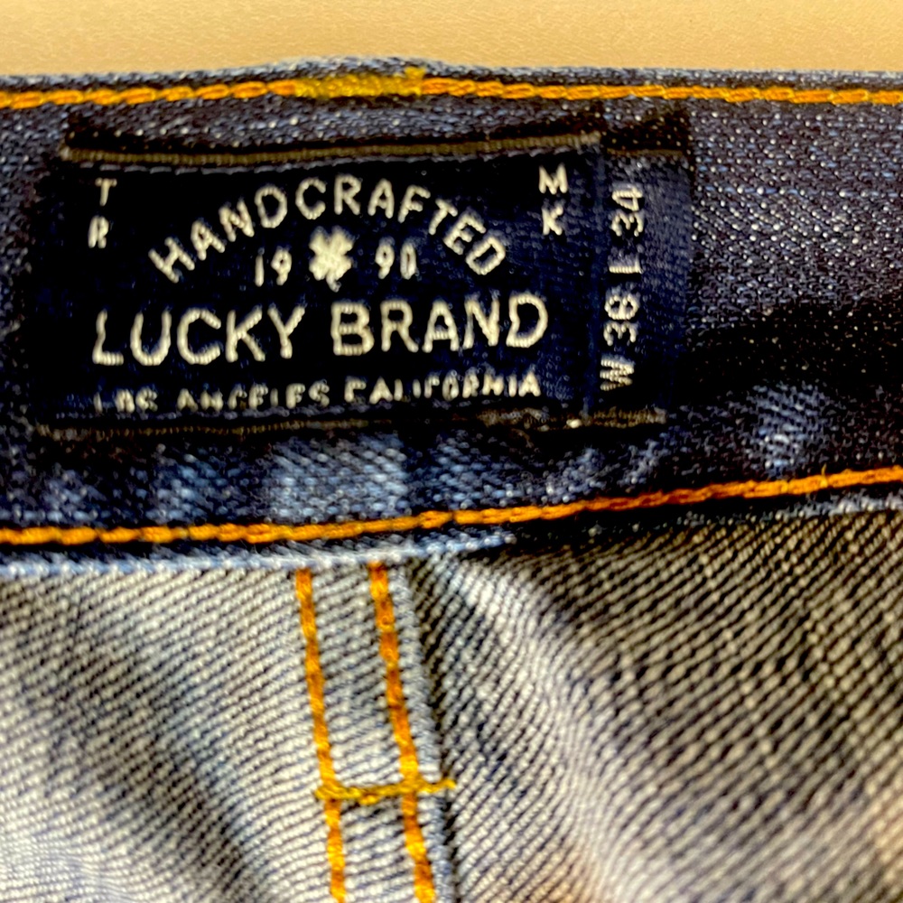 Lucky Brand jeans. Size 38x34 455 relaxed boot.